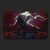 Stranger Things - Eddie Munson Tribute Glow Zip Around Wallet NEW Loungefly