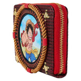 One Piece - Luffy Compass Zip Around Wallet NEW Loungefly