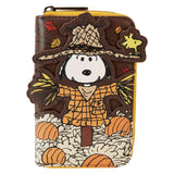 Peanuts - Snoopy Scarecrow Zip Around Wallet NEW Loungefly