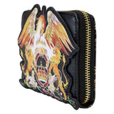 Queen - Logo Crest Zip Around Wallet NEW Loungefly
