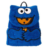 Sesame Street - Cookie Monster Plush Mini Backpack NEW Loungefly