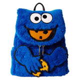 Sesame Street - Cookie Monster Plush Mini Backpack NEW Loungefly