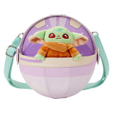 Star Wars: Mandalorian - Grogu Figural Plush Crossbody Bag NEW Loungefly
