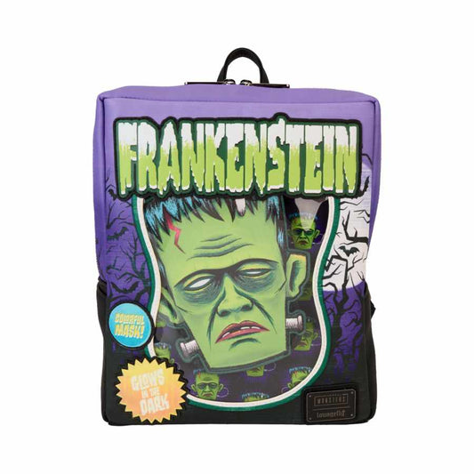 Universal Monsters - Frankenstein Neon Mask Mini Backpack NEW Loungefly