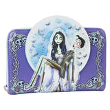 Corpse Bride - Moon Zip Around Wallet NEW Loungefly