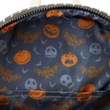 The Nightmare Before Christmas - Jack Pumpkin Glow Head Mini Backpack NEW Lounge