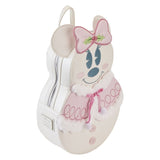 Disney - Minnie Mouse Pastel Snowman Mini Backpack NEW Loungefly