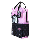 Disney - Minnie Floral Rock the Dots Full-Size Nylon Backpack NEW Loungefly