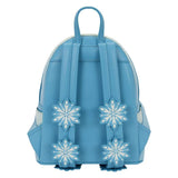Frozen - Elsa Glitter Sequin Cosplay Mini Backpack NEW Loungefly