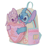 Lilo & Stitch - Stitch & Angel "Be Mine" Mini Backpack NEW Loungefly