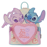 Lilo & Stitch - Stitch & Angel "Be Mine" Mini Backpack NEW Loungefly
