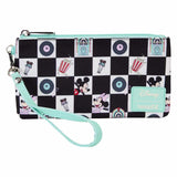 Disney - Mickey & Minnie Date Diner AOP Nylon Wristlet NEW Loungefly