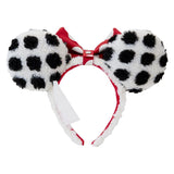 Disney - Minnie Rocks The Dots Sherpa Headband NEW Loungefly