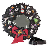The Nightmare Before Christmas - Wreath String Lights Glow Crossbody NEW Loungef