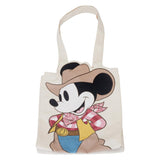Disney - Western Mickey Canvas Tote Bag NEW Loungefly
