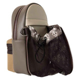 Mickey & Friends - Faux Leather & Canvas Water Bottle Crossbody NEW Loungefly