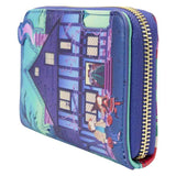 Hocus Pocus - Sanderson Sisters' House Glow Zip Around Wallet NEW Loungefly