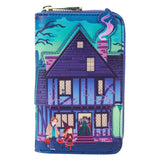 Hocus Pocus - Sanderson Sisters' House Glow Zip Around Wallet NEW Loungefly