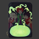Hocus Pocus - Sanderson Sisters Cauldron Glow Accordion Wallet NEW Loungefly