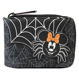 Disney - Minnie Mouse Spider Glow Accordion Wallet NEW Loungefly