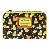 Disney - Mickey & Friends Candy Corn Zip Around Wallet NEW Loungefly