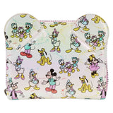 Disney: D100 - Classic All-Over Print Iridescent Zip Around Wallet NEW Loungefly