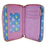 Sleeping Beauty - Castle Three Good Fairies Stained Glass Zip Around Wallet NEW
