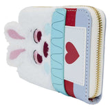Alice in Wonderland (1951) - White Rabbit Cosplay Zip Around Wallet NEW Loungefl