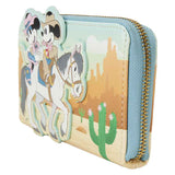 Disney - Western Mickey & Minnie Zip Around Wallet NEW Loungefly
