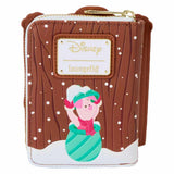 Winnie the Pooh - Pooh & Friends Holiday Scene Zip Wallet NEW Loungefly