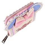 Disney - Minnie Floral & Lace Ears Zip Around Wallet NEW Loungefly