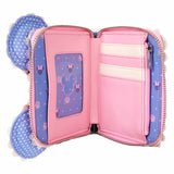 Disney - Minnie Floral & Lace Ears Zip Around Wallet NEW Loungefly
