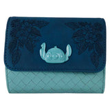 Lilo & Stitch - Stitch Embroidered Trifold Wallet Purse