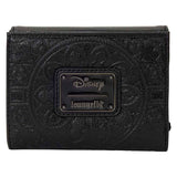 Disney Villains - Black Faux Leather with Velvet Trim Tri-Fold Wallet NEW Lounge