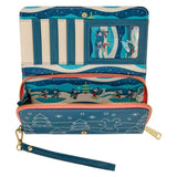 Disney - Mickey & Minnie Holiday Flap Wallet NEW Loungefly