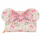 Disney - Minnie Mouse Floral Zip Around Wallet NEW Loungefly