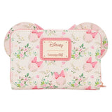 Disney - Minnie Mouse Floral Zip Around Wallet NEW Loungefly
