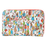 Where's Wally - Art Print Zip Around Wallet NEW Loungefly