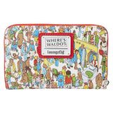 Where's Wally - Art Print Zip Around Wallet NEW Loungefly
