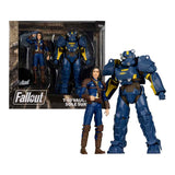 Fallout 4 - T- 60 Vault Tec & Sole Survivor 7" Action Figure 2-Pack