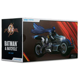 The Flash (2023) - Batcycle w/Batman Vehicle [Gold Label] NEW McFarlane Toys