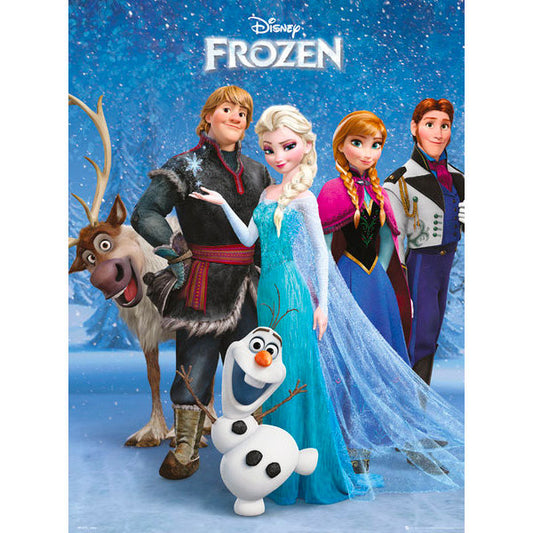Frozen - Characters Metallic Poster