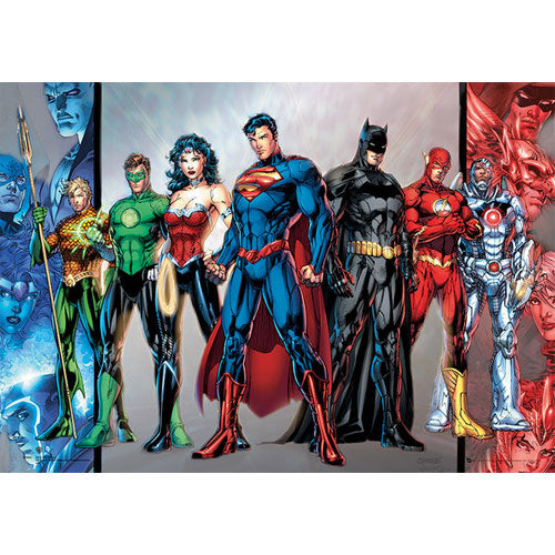 DC Comic - Characters Collage Metallic Poster