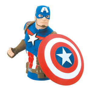 Marvel - Captain America Bust 8" Coin Bank