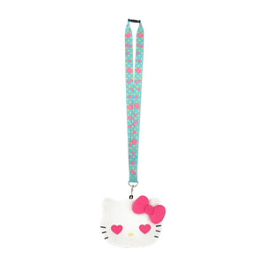 Hello Kitty - Lanyard with Plush Card Holder