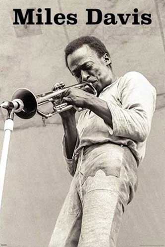 Miles Davis - Trumpet Poster