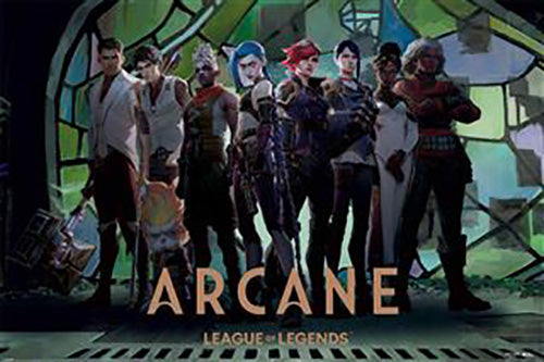 Arcane League of Legends - Characters Poster