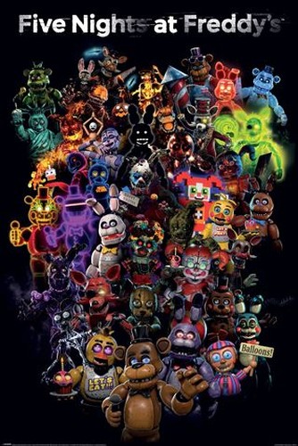 Five Nights at Freddys - Collage Poster