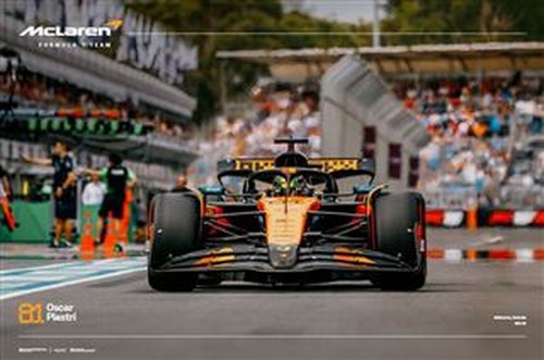 F1 - Piastri Melbourne - Reg Poster XR