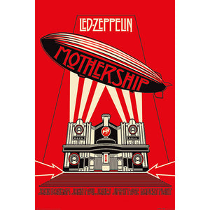 Led Zeppelin - Mothership Red Poster